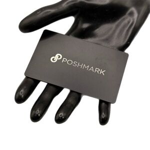 Popl | Poshmark Black Metal Digital Business Card Customizable
